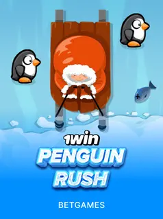 1win Penguin Rush game