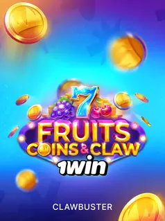 1win Fruits, Coins & Claw game
